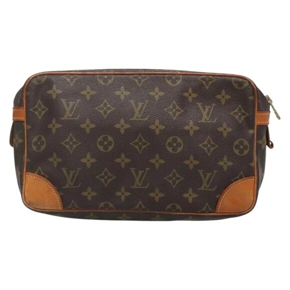 LOUIS VUITTON Monogram Compiegne 28 Clutch Bag M51845 LV Auth 132072 - Picture 2 of 16